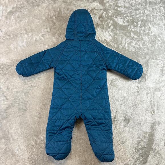 Patagonia Infant 6-12 Months Boys Reversible Puff-Ball Bunting Jacket Snowsuit - Picture 5 of 8